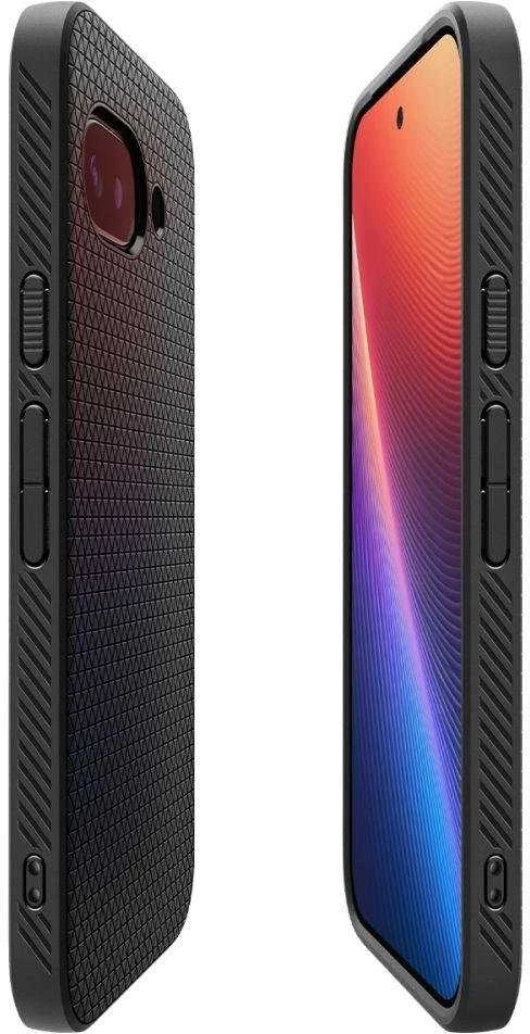 Spigen Liquid Air Dėklas, skirtas Google Pixel 9A – Matinis Juodas