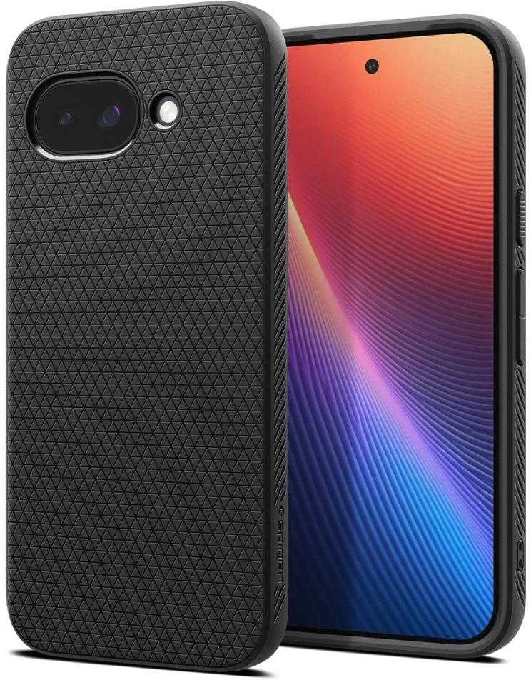 Spigen Liquid Air Dėklas, skirtas Google Pixel 9A – Matinis Juodas