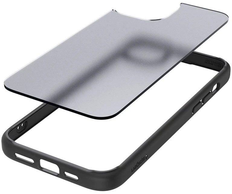 Spigen Ultra Hybrid Matte dėklas skirtas Apple iPhone 15, spalva - Frost Black
