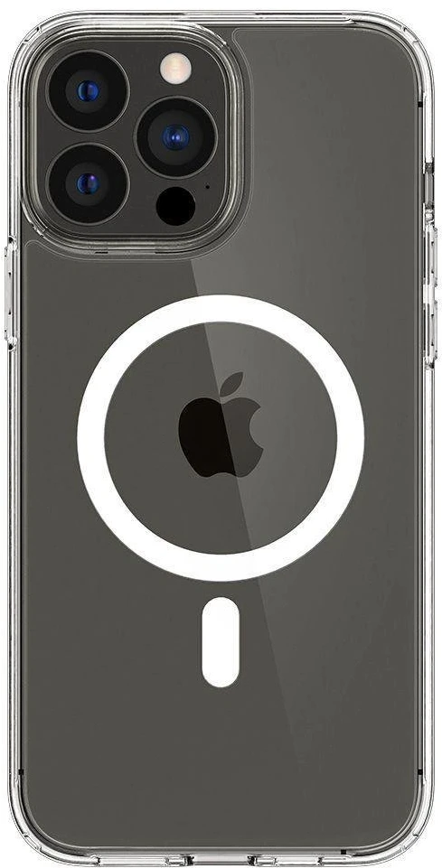 Spigen Ultra Hybrid (MagFit) dėklas skirtas Apple iPhone 13 Pro, spalva - Balta