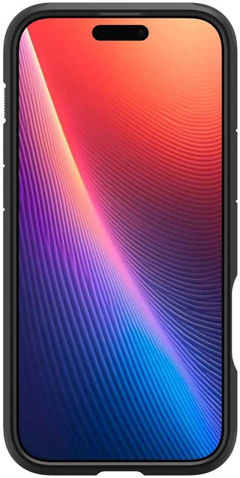 Spigen Tough Armor MagSafe su stoveliu Apple iPhone 16 Pro Max – dėklas telefonui pilkos spalvos