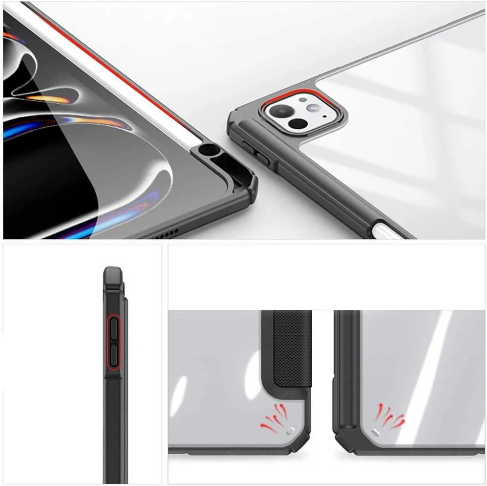 Dėklas Dux Ducis Toby Apple iPad Pro 11 2024/2025 juodas