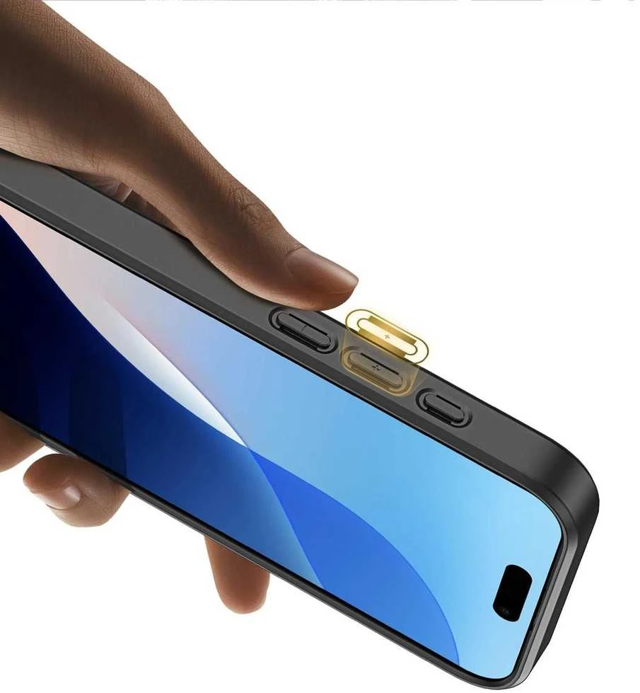 Dux Ducis Rafi II Mag Safe dėklas, skirtas iPhone 16 - juodas