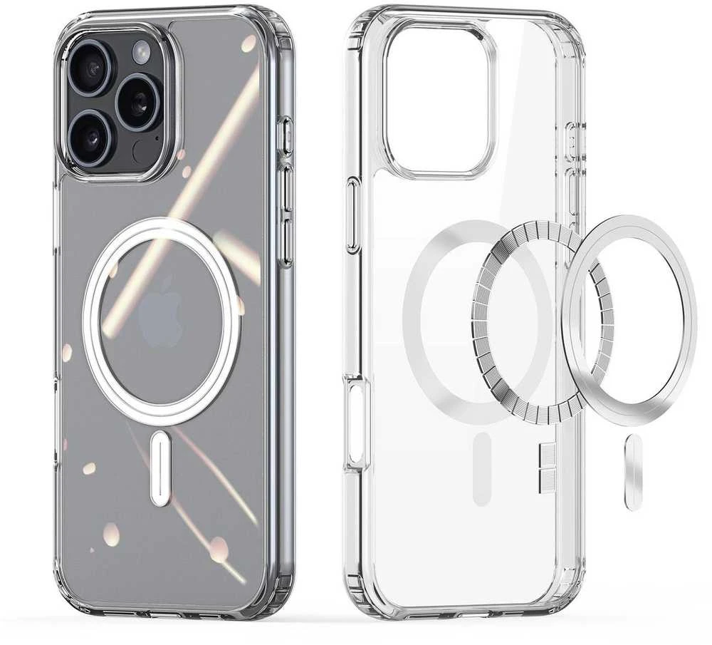 Dux Ducis dėklas CLIN MAG compatible su MagSafe skirtas Apple iPhone 16 Pro skaidrus