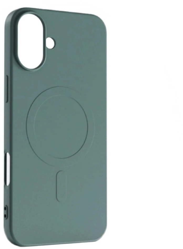 Hurtel Liquid Silikoninis MagSafe Apple iPhone 16 Pro – dark dėklas telefonui žalios spalvos