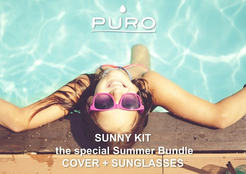 Puro Sunny Kit Apple iPhone 7/8 + akiniai SE 2020 / SE 2022 dėklas telefonui mėlynos spalvos IPC747SUNNYKIT1BLUE
