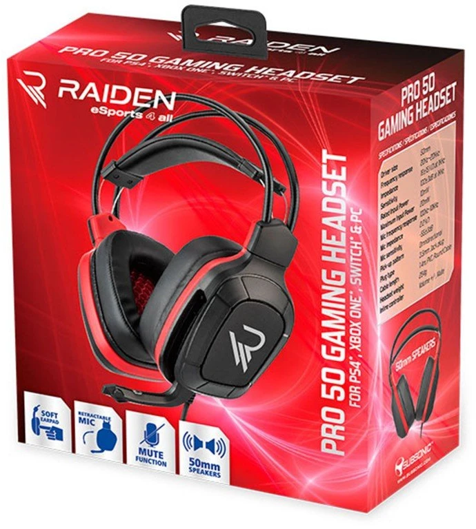 Subsonic Pro 50 žaidimų ausinės