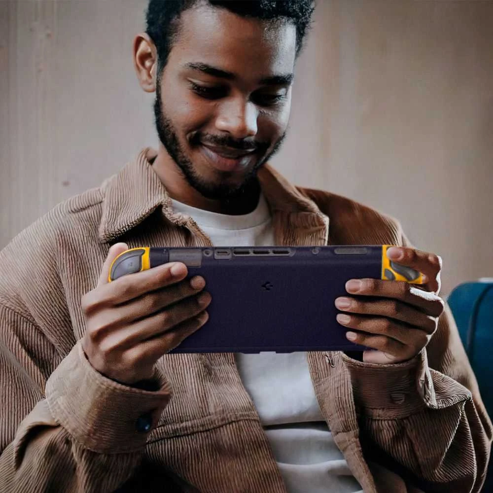 „Spigen Nano Pop“, mėlynių ir tamsiai mėlynas – „Nintendo Switch 2“