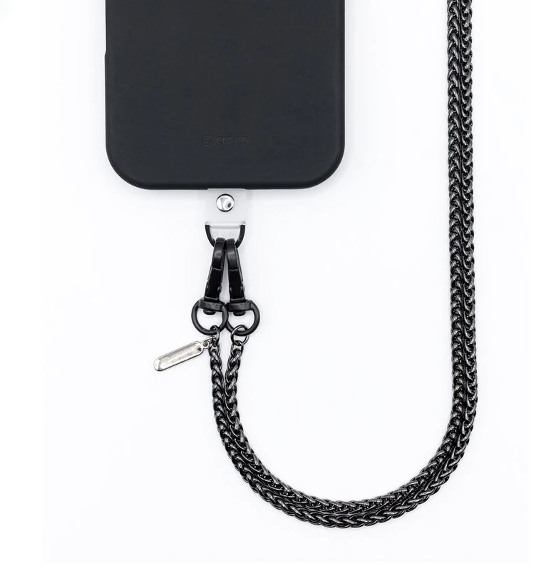 Dėklas Crong Phone Crossbody - virvelė telefonui Midnight Link