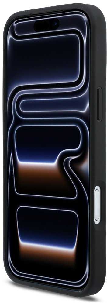 Dėklas Karl Lagerfeld case for IPHONE 17 Pro Max KLHCP17X6PRKCLK (Rhinestone W/ K&C PIN) juodas