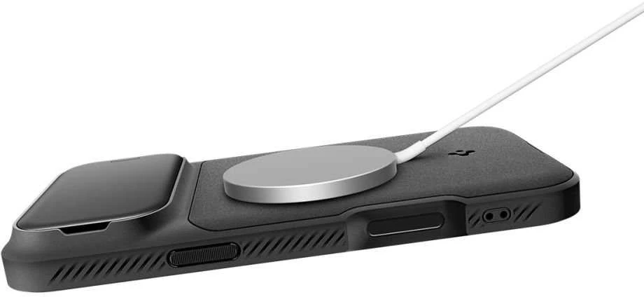 Dėklas Spigen Optik Armor MagSafe, juodas - iPhone 17 Pro Max