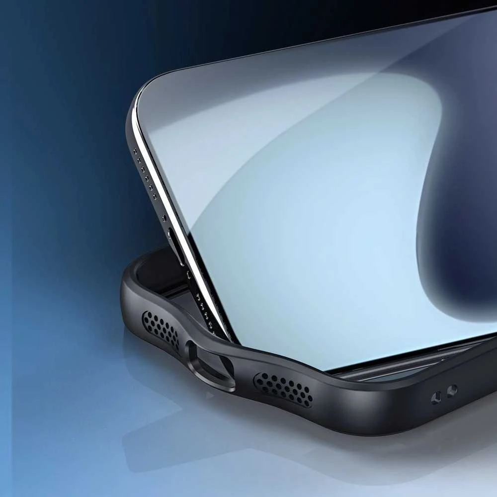 Dux Ducis Aimo dėklas skirtas Apple iPhone 17 Pro – juodos spalvos