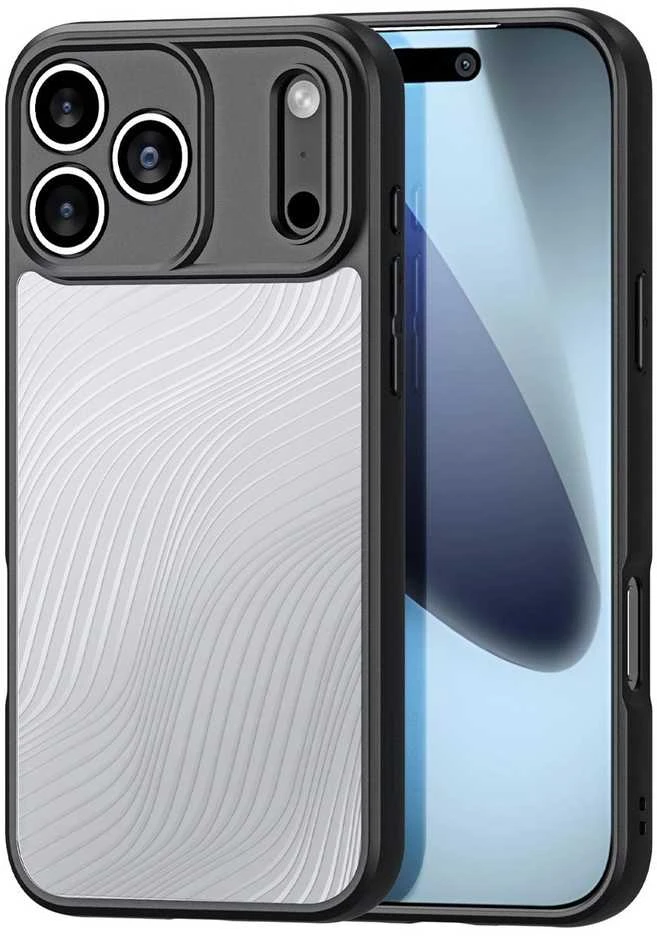 Dux Ducis Aimo dėklas skirtas Apple iPhone 17 Pro – juodos spalvos