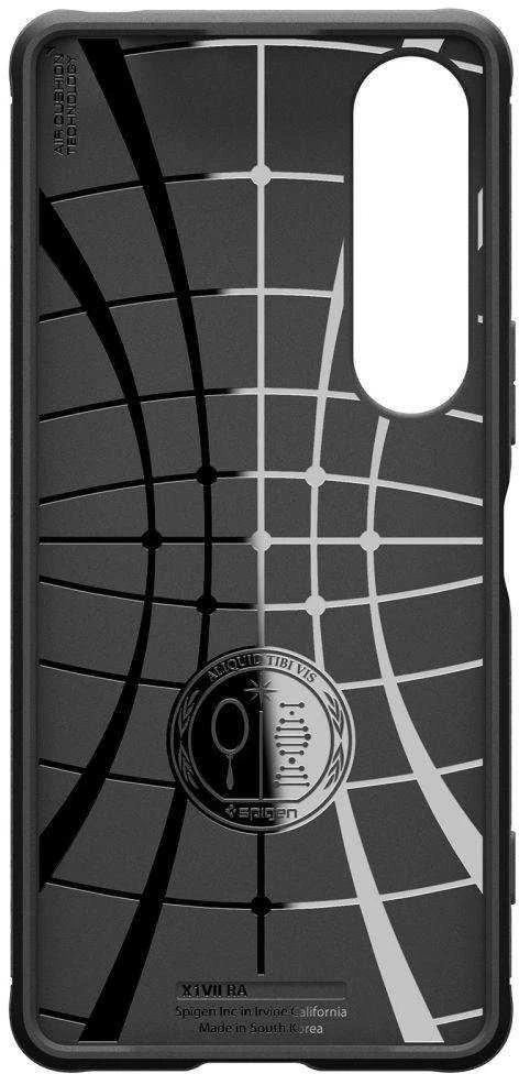 „Spigen Rugged Armor“ dėklas, skirtas „Sony Xperia 1 VII“ - matinis juodas