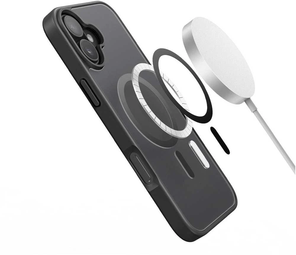 Dux Ducis Yind Apple iPhone 17 dėklas Compatible su MagSafe – juodos spalvos