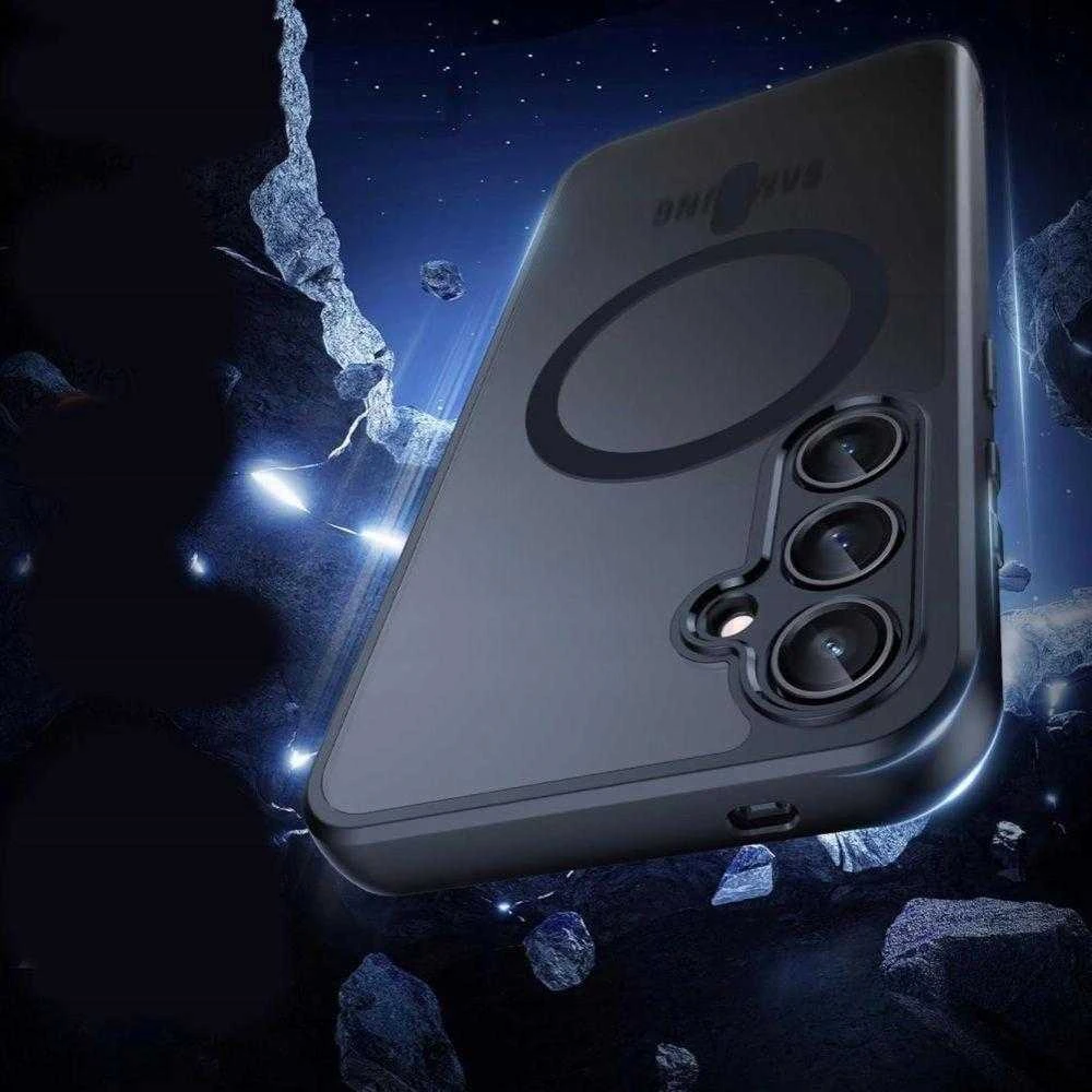 „Tech-Protect MagMat MagSafe“ dėklas, skirtas „Motorola Edge 60 Pro“ – matinis juodas