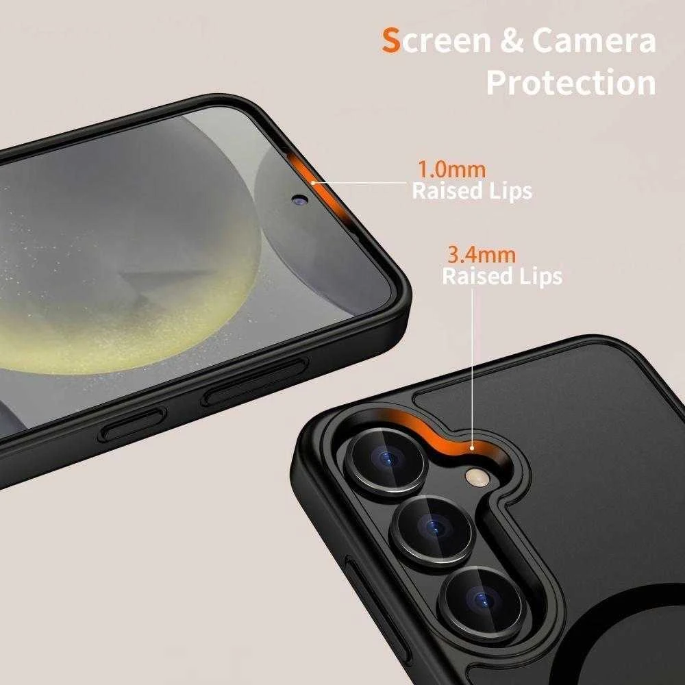 „Tech-Protect MagMat MagSafe“ dėklas, skirtas „Google Pixel 10 Pro XL“ – matinis juodas