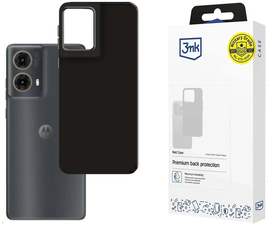 Nezatříděno 3MK Matt Dėklas Motorola Moto G85 juodos spalvos