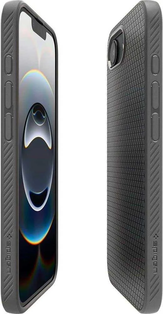 „Spigen Liquid Air“ dėklas, skirtas „iPhone 16e / 17e“ – pilkas