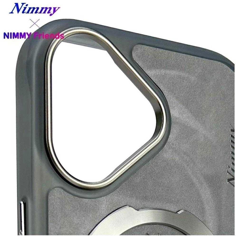 Nimmy Dragon MagSafe dėklas Apple iPhone 16 pilkos spalvos
