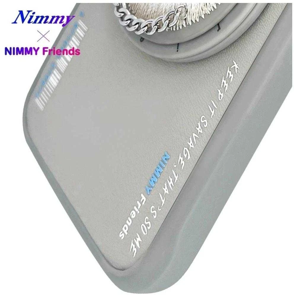 Nimmy Glasses Cool Cat MagSafe Apple iPhone 16 dėklas telefonui pilkos spalvos