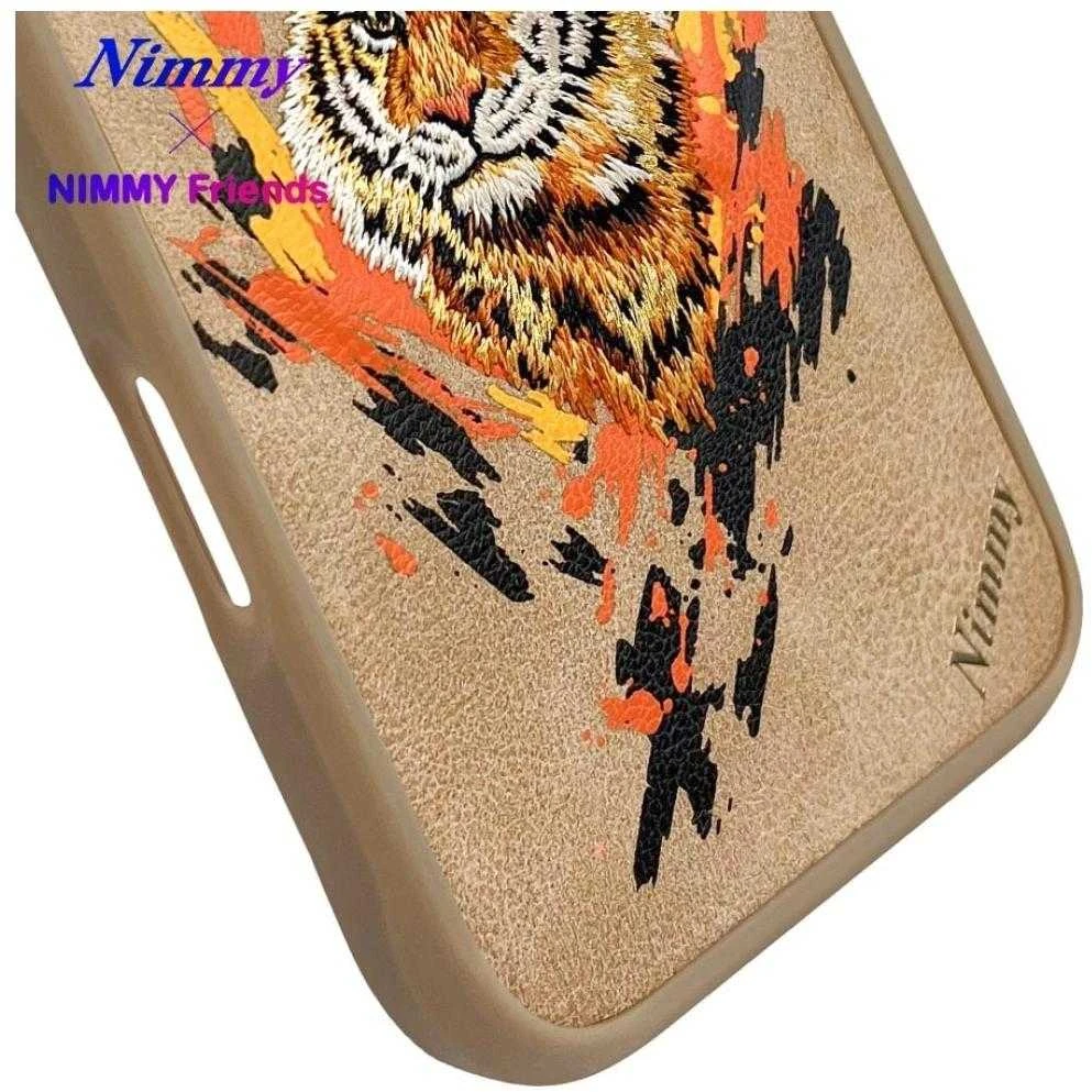 Nimmy Tiger MagSafe dėklas Apple iPhone 16 light rudos spalvos