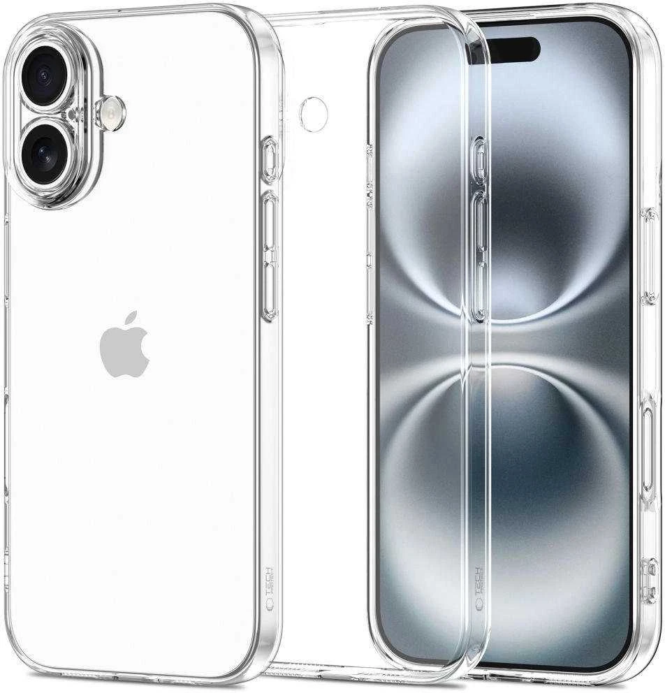„Tech-Protect FlexAir“ dėklas, skirtas „iPhone 17“ – skaidrus
