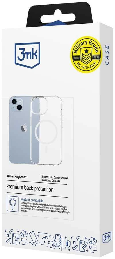 Nezatříděno 3Mk apsaugantis 3mk šarvuotas dėklas iPhone 14 Plus - skaidrus