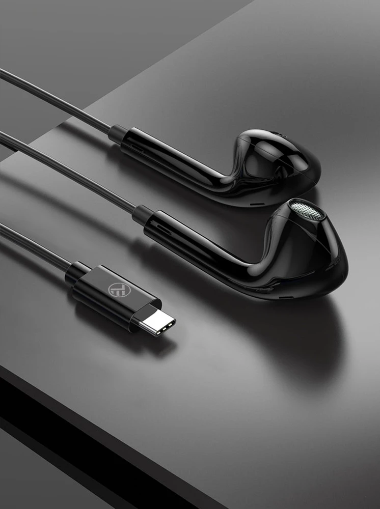 Dėklas Tellur Basic Urbs In-Ear Headset Series Type-C Juodas
