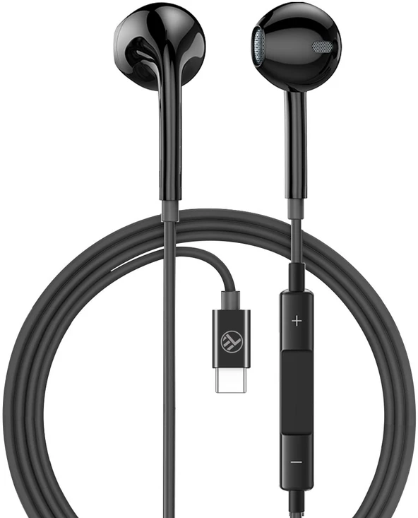 Dėklas Tellur Basic Urbs In-Ear Headset Series Type-C Juodas