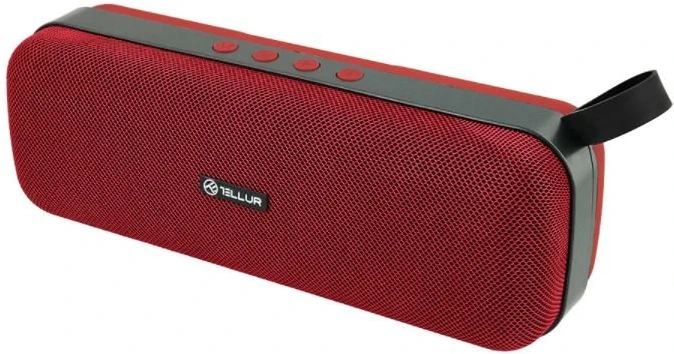 Dėklas Tellur Loop 10W Bluetooth garsiakalbis, raudonas