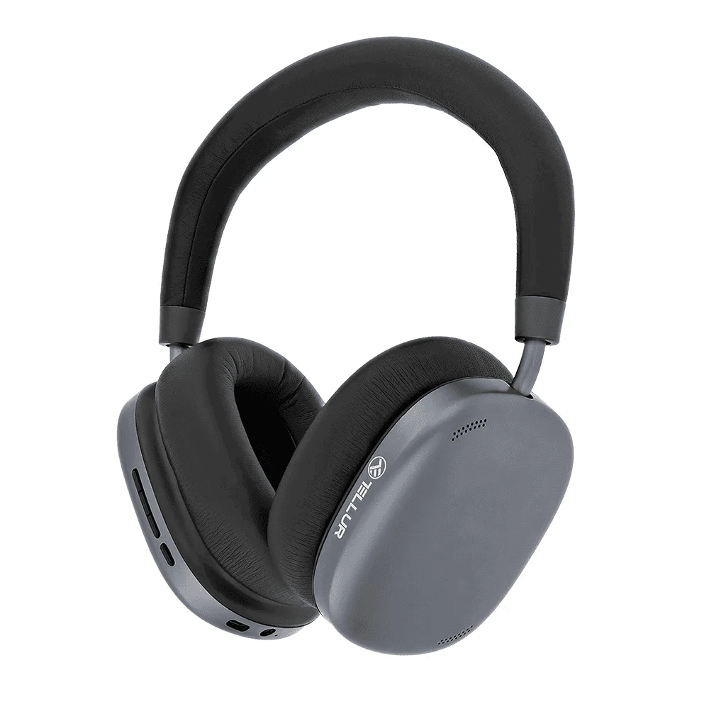 Dėklas Tellur Shade Bluetooth ausinės virš ausų su ANC, pilkos
