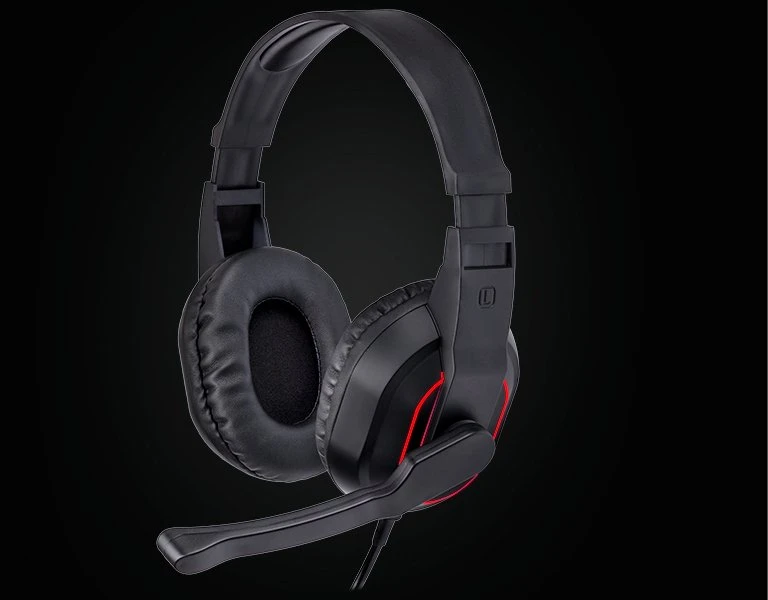 Tracer Gaming Zone Radian RGB Flow ausinės žaidimams, Juodos