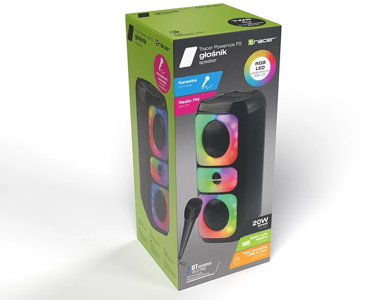 „Tracer Powervox P2 TWS Bluetooth“ ausinės