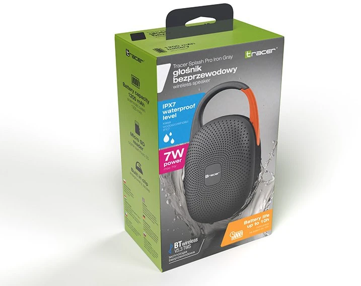 „Tracer Splash PRO TWS Bluetooth“ ausinės, pilkos