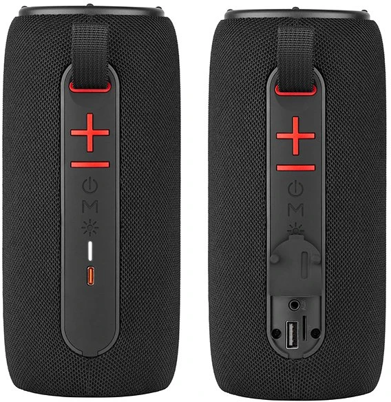 Nešiojama kolonėlė Tracer Stripe TWS Bluetooth RGB, Juoda