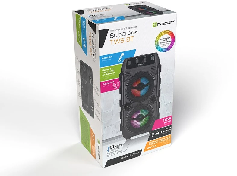 TRACER Superbox belaidis garsiakalbis su Bluetooth ir TWS (TRAGLO46612)