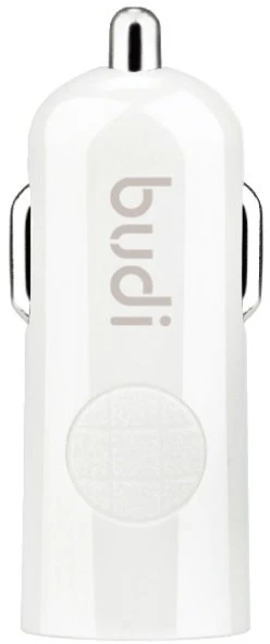 Budi - 1 USB automobilinis įkroviklis su LED indicator+USB type C cable