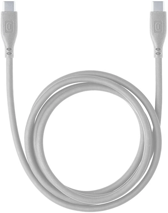 Cellular Line „Cellularline Soft Cable“ – USB-C į USB-C laidas 1,2 m (pilkas)