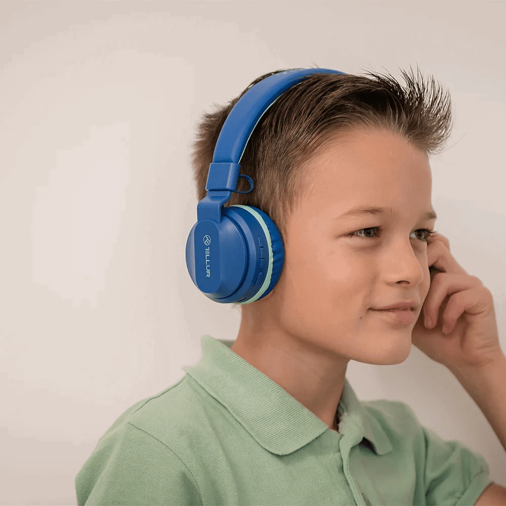 Dėklas Vaikiškos belaidės ausinės Tellur Buddy, mėlynos