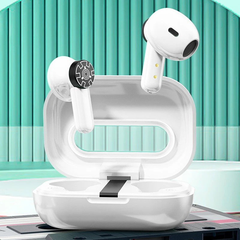 WEKOME VA06 Vanguard Series - Bluetooth V5.2 TWS belaidės ausinės su įkrovimo dėklu (Baltas)