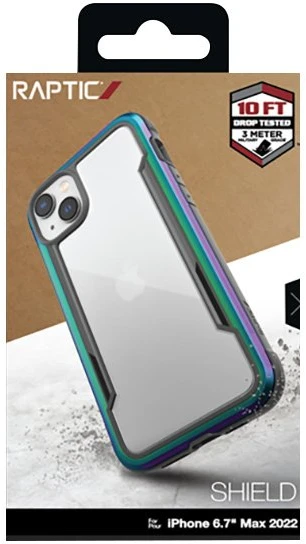 Dėklas X-Doria Raptic Shield iPhone 14 Plus, irizuojantis