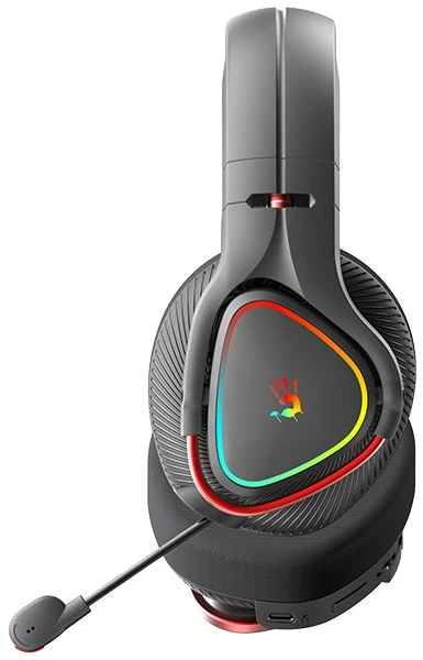 Ausinės A4Tech Bloody MR710 BT5.3+2.4G+su laidu juoda