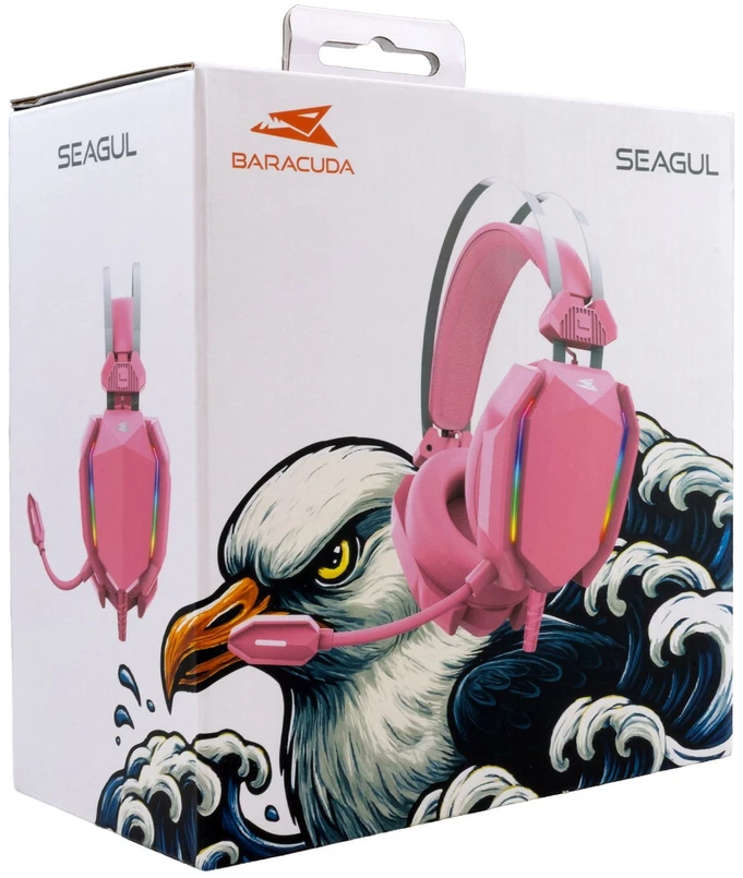 Žaidimų ausinės su mikrofonu Baracuda Seagul