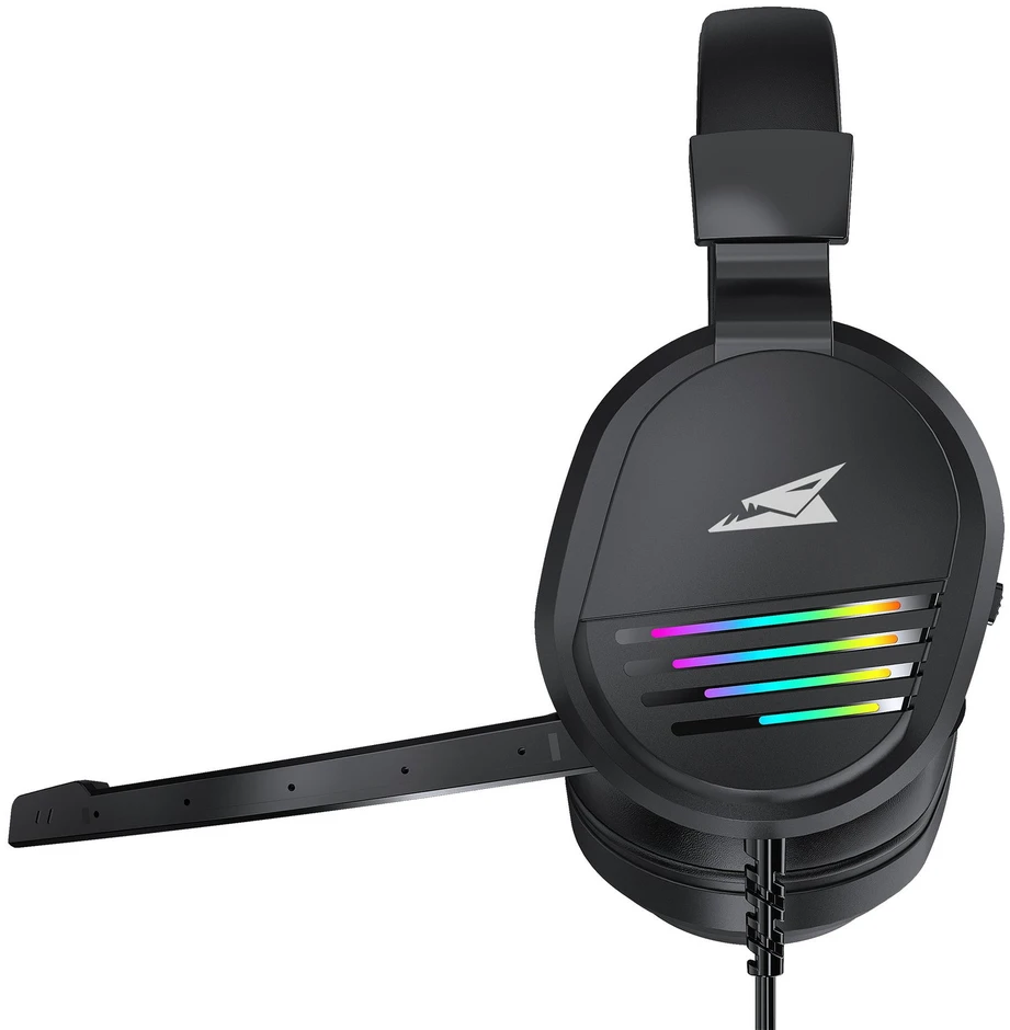 Dėklas Žaidimų ausinės su mikrofonu Baracuda BGH-011 Pearl Juodas