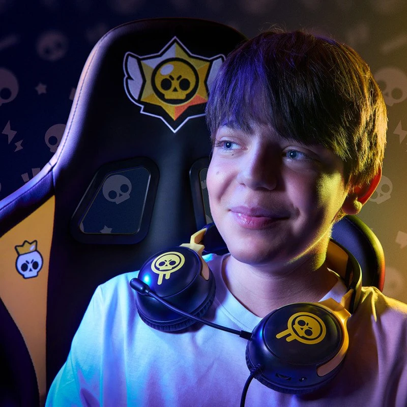 Dėklas Žaidimų ausinės su mikrofonu Subsonic Brawl Stars Drippy Skull
