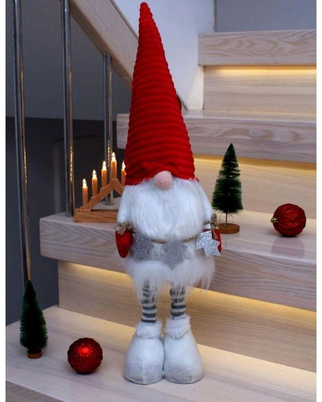 Saska Christmas Dekoratyvinis Kalėdų Senelis su teleskopinėmis kojomis