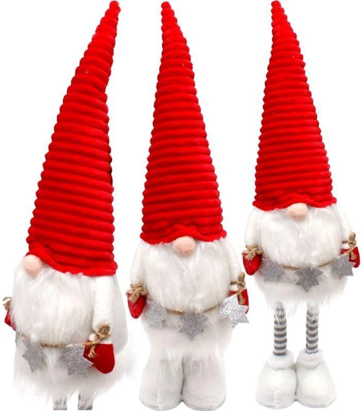 Saska Christmas Dekoratyvinis Kalėdų Senelis su teleskopinėmis kojomis