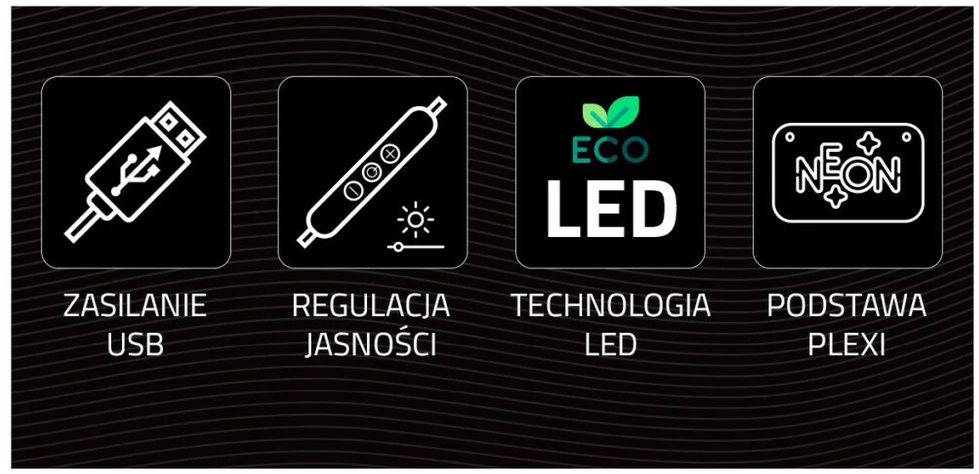 Dekoratyvinis LED neoninis šviestuvas su prancūzų buldogo motyvu Manta SNL68MT, įvairiaspalvis