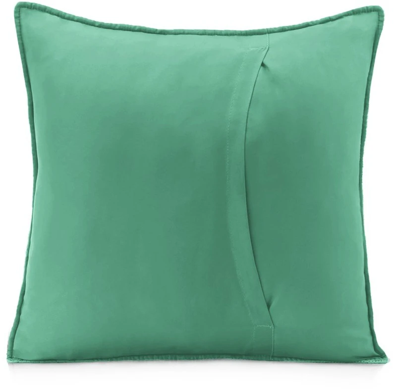 AmeliaHome Dekoratyvinis pagalvės užvalkalas 45 × 45 cm, žalios ir smaragdinės spalvos (2 vnt.) AH